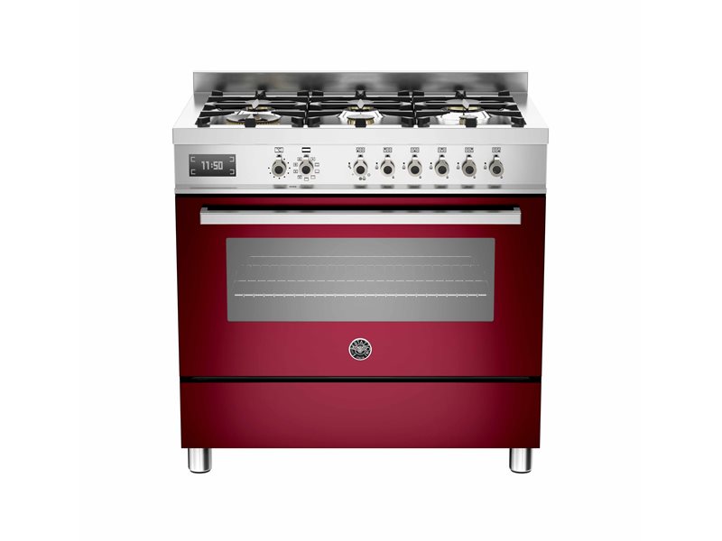 90 cm 6-Burner, Electric Oven | Bertazzoni - Vino